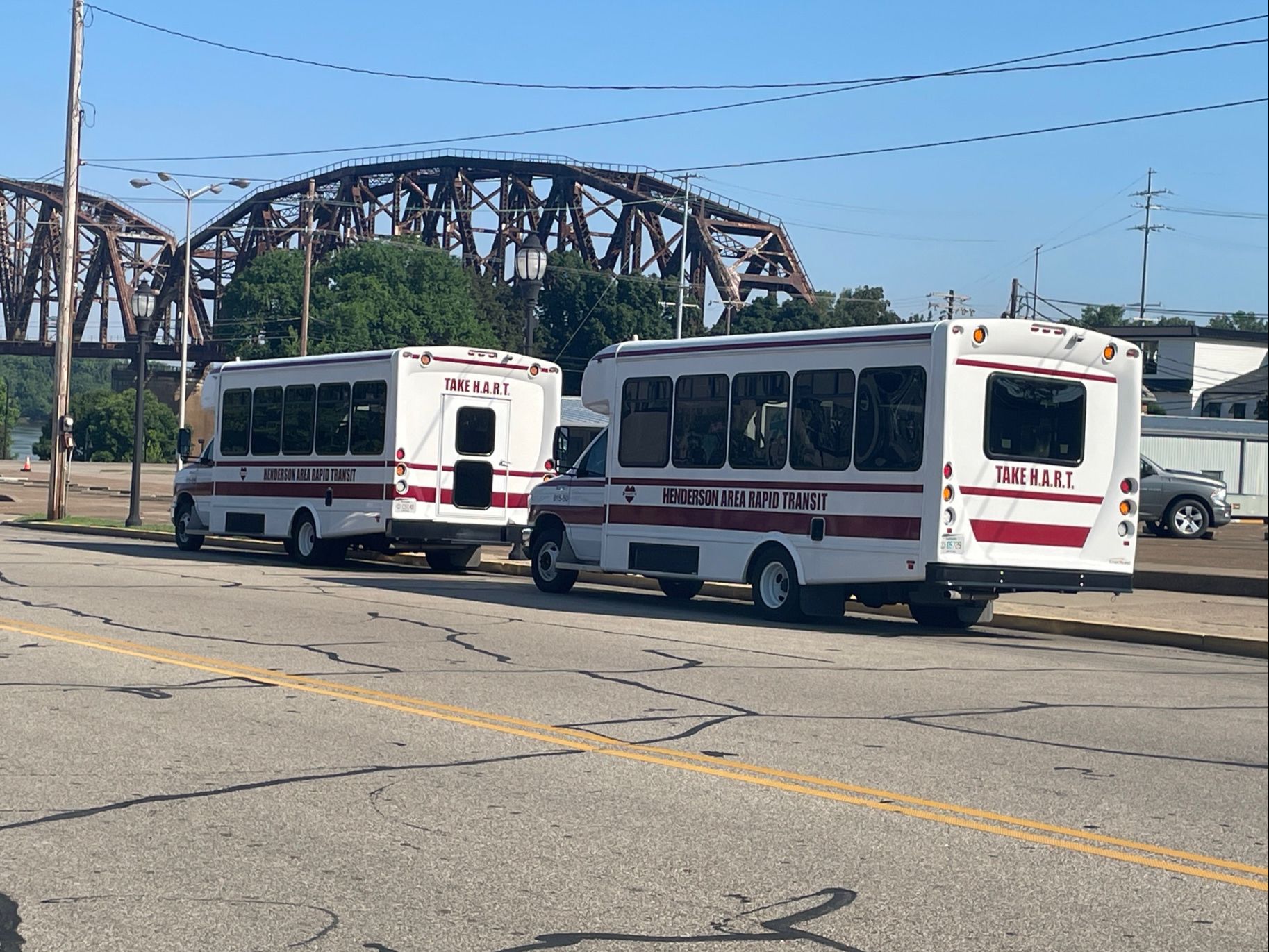 Image of HART buses